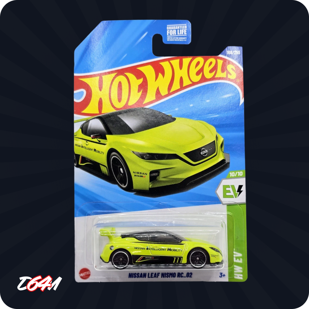 Ще одна реальна модель поповнює список TH 2025 від Hot Wheels - це Nissan Leaf Nismo RC 02. Машинка точно варта уваги і вже знаходить своїх поціновувачів.