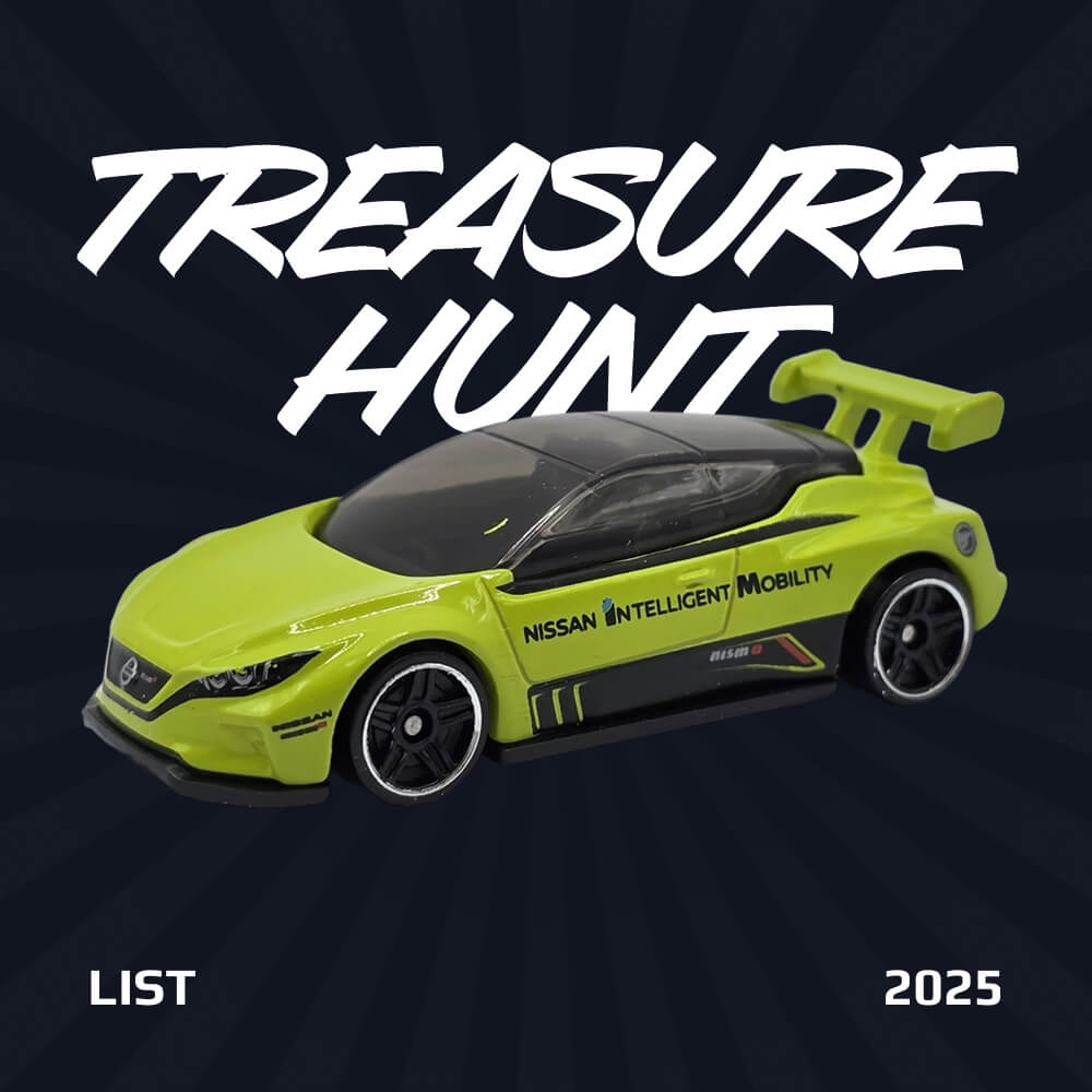 Детальніше про статтю Список TH (Treasure Hunt) 2025 Hot Wheels