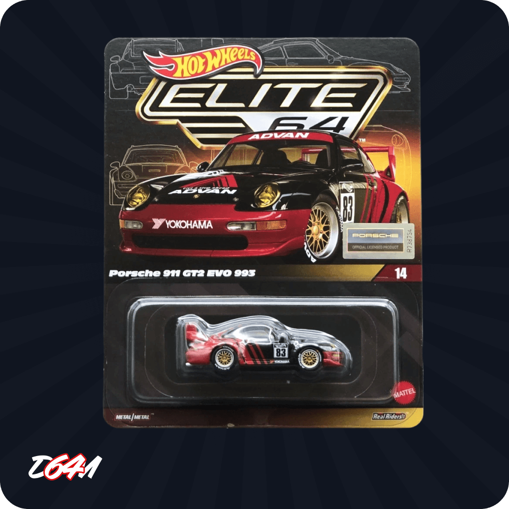 Чотирнадцята модель у списку Elite 64 2025: Porsche 911 GT2 EVO 993