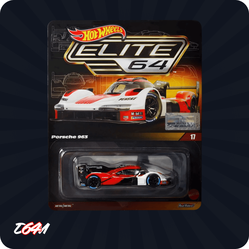 Porsche 963 Elite 64. Сімнадцята модель лінійки від Hot Wheels