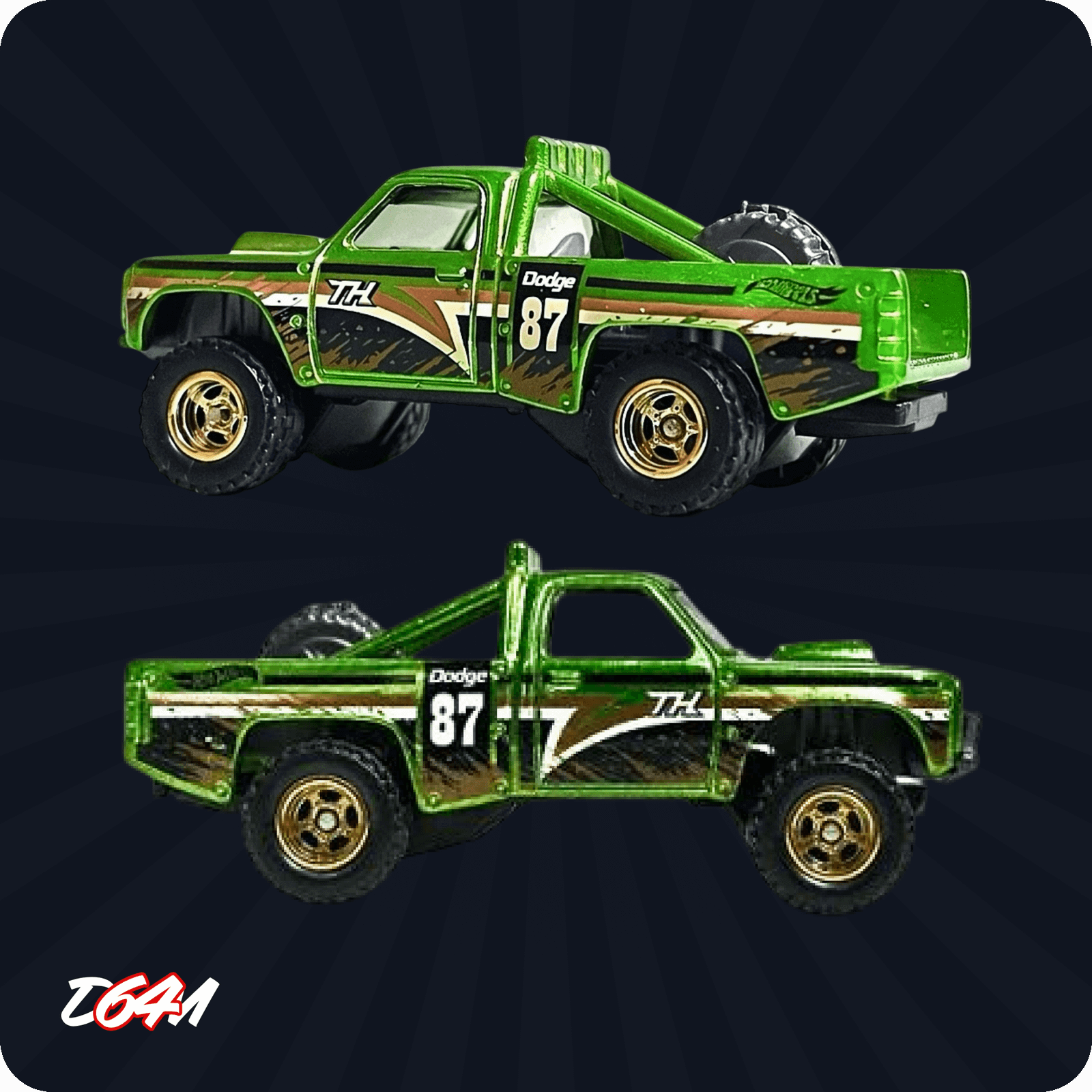 ’87 Dodge D100 super treasure hunt 2027 HotWheels